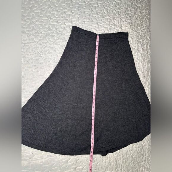 Eileen Fisher Petite Merino Wool Midi Skirt NWT | A-Line Capsule Wardrobe Medium - Picture 9 of 10